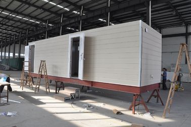 China Prefab Mobile Cabin House / Steel Frame Prefab Modular Homes For Guard House distributor